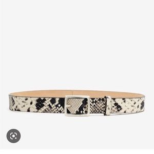 Rag & Bone NWT Snakeskin XS Mini League Belt